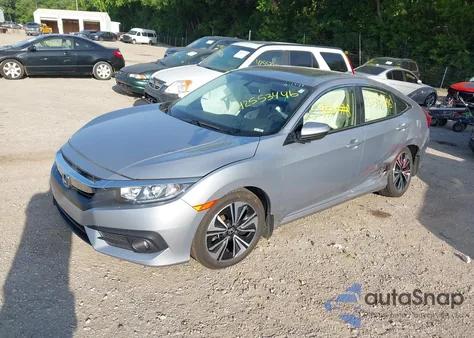 2018 Honda Civic Ex-L из США, поврежденный, VIN JHMFC1F76JX019865